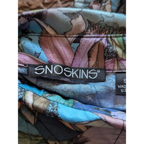 New Snowskins Floral Button-Up Long Sleeve Shirt With "Vail" On Sleeve-702 - Picture 8 of 16